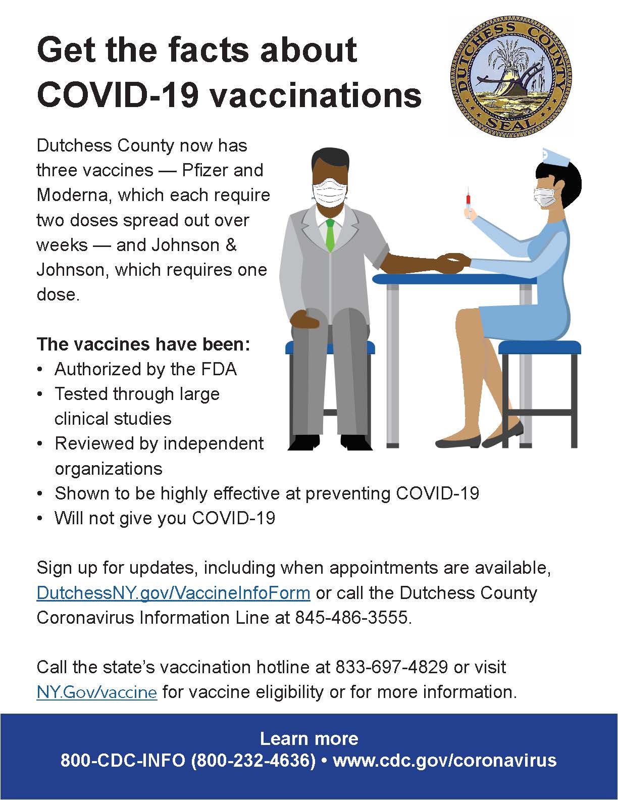 COVID19 Vaccination Information Dutchess One Stop Career Center